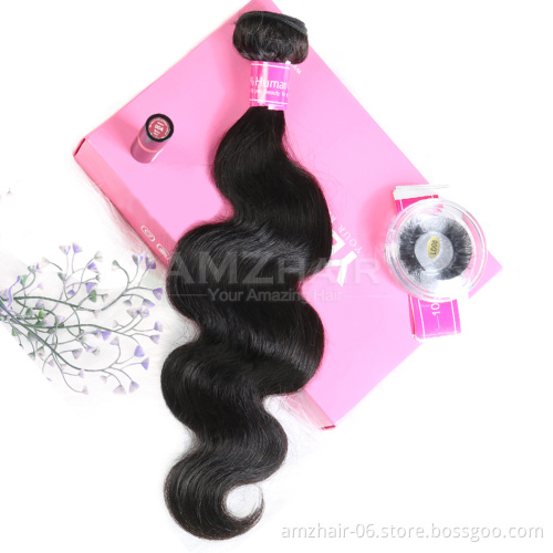 Real 10A Mink Peruvian Human Hair Extension Double Weft Body Wave Cuticle Aligned Hair 3 4 Bundles Factory Supplier Wholesale
